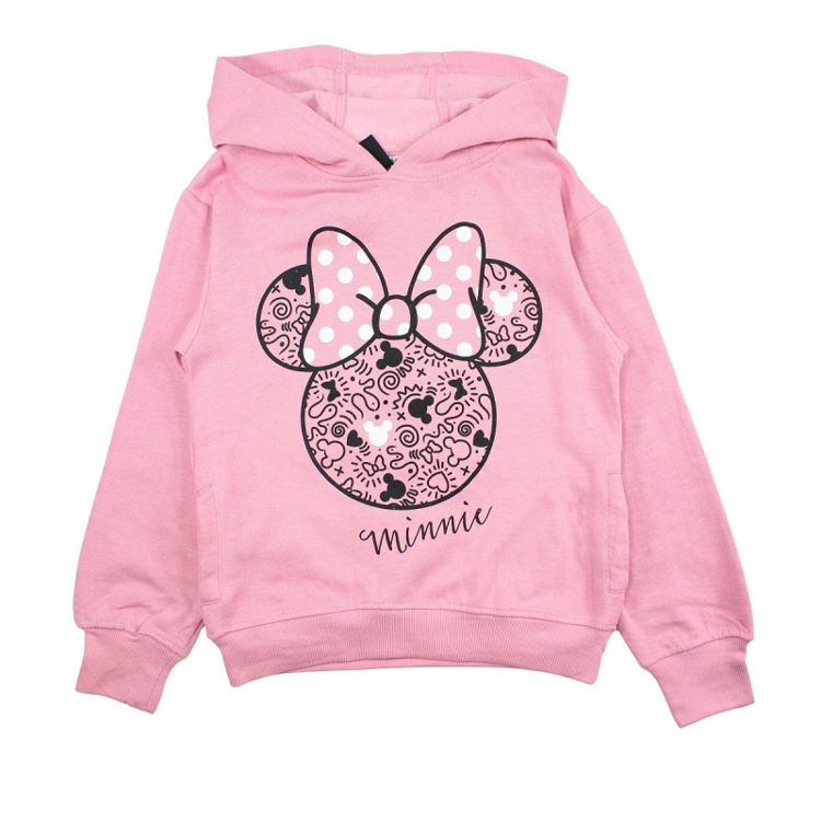 Picture of MIN107 GIRLS MINNIE MOUSE THERMAL FLEECY HOODY SWEATER